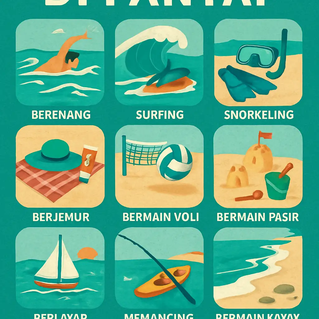 10 Kegiatan Seru yang Bisa Dilakukan di Pantai
